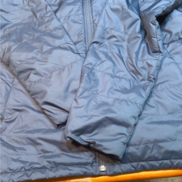 The North Face Puffer Jacket Royal Blue Knit Body - Picture 9 of 10
